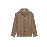 American Rag Cie 100% İpek La Chemise Rayure Fleuries Gül Desenli Erkek Gömlek - Açık Pembe