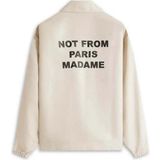 American Rag Cie Bej Su Geçirmez La Veste Slogan Ceket - Not From Paris Madame Yazılı - 2XL