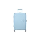 American Tourister Açık Mavi Soundbox - Körüklü 67 cm Orta Boy Sert Valiz