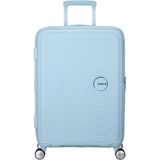 American Tourister Açık Mavi Soundbox - Körüklü 67/24 Orta Boy Sert Valiz