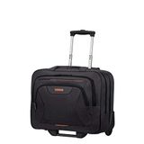 American Tourister AT WORK-ROLLING TOTE 15.6" BLACK/ORANGE Valiz