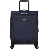 American Tourister Lacivert Çekçekli Kumaş Valiz Summerrıde-Spınner S Exp Tsa