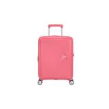 American Tourister Pembe Soundbox - Körüklü 55/20 Kabin Boy Sert Valiz