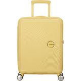 American Tourister Sarı Soundbox - Körüklü 55 cm Kabin Boy Sert Valiz