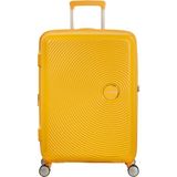 American Tourister Sarı Soundbox - Körüklü 67/24 Orta Boy Sert Valiz - Altın