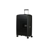 American Tourister Siyah Aerostep - Spinner Körüklü 4 Tekerlekli Büyük Boy Valiz 77 cm
