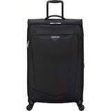 American Tourister Siyah Çekçekli Kumaş Valiz Summerrıde-Spınner L Exp Tsa