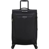 American Tourister Siyah Çekçekli Kumaş Valiz Summerrıde-Spınner M Exp Tsa