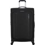 American Tourister Siyah Cloudrider 4 Tekerlekli Büyük Boy Valiz 78 cm