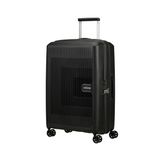 American Tourister Siyah Unisex Çekçekli Sert Valiz AEROSTEP-SPINNER 67/24 EXP TSA