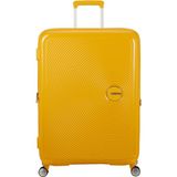 American Tourister Soundbox - Körüklü Spinner 80/30 Büyük Boy Valiz - Sarı