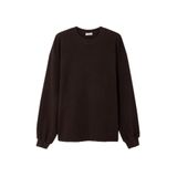 American Vintage Bisiklet Yaka Sweatshirt, M/L, 5003309736, Bordo, erkek