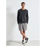 American Vintage Bisiklet Yaka T-Shirt, M, 5003309754, Antrasit, Erkek