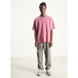 American Vintage Bisiklet Yaka T-Shirt, M/L, 5003309714, Pembe, Erkek