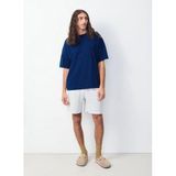 American Vintage Bisiklet Yaka T-Shirt, M/L, 5003309734, Antrasit, Erkek