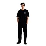 American Vintage Bisiklet Yaka T-Shirt, S, 5003243205, Siyah, Erkek