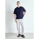 American Vintage Bisiklet Yaka T-Shirt, XL, 5003309727, Lacivert, Erkek