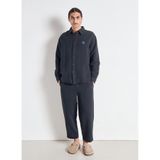 American Vintage Desenli Standart Gömlek Ceket, M/L, 5003309744, Antrasit, Erkek