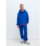 American Vintage Lastikli Bel Standart Mavi Erkek Eşofman Altı MATU05AH25INDIGO - XL