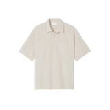 American Vintage Straight Fit Pamuk Gömlek, M/L, 5003243188, Ekru, Erkek