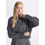 American Vintage Yuvarlak Yaka Standart Antrasit Kazak Kadın VITO18EH25ACIECH - M - L