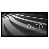 Americanflat Siyah 10x20 Resim Çerçevesi - Parlak Pleksiglaslı İnce Bordürlü Fotoğraf Çerçevesi - Duvar için Yatay ve Dikey Görüntü Formatı için Asma Donanım Dahil