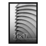 Americanflat Siyah 11x17 Resim Çerçevesi - Parlak Pleksiglaslı İnce Bordürlü Fotoğraf Çerçevesi - Yatay veya Dikey Görüntü Formatı için Asma Donanımlı Duvar Resim Çerçevesi