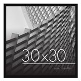 Americanflat Siyah 30x30 Poster Çerçevesi - Parlak Pleksiglaslı İnce Kenarlıklı Fotoğraf Çerçevesi - Duvar için Yatay ve Dikey Formatlar
