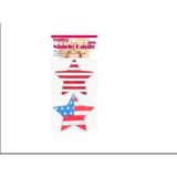 Amerikan Bayrağı Desenli Yıldız Şekilli Göğüs Ucu Kapatıcı
