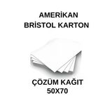 Amerikan Bristol Karton 50X70 cm 300 gr - 75 Adet