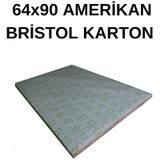Amerikan Bristol Karton 64X90 cm 100 Adet 210 gr