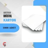 Amerikan Bristol Karton A4 350 Gr - 1000 Adet