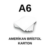 Amerikan Bristol Karton A6 300 gr - 400 Adet 10.5 ?x 14.8 cm