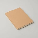 Amerikan Ciltli, A5 Çizgisiz Not Defter, 64 Yaprak, 90 Gr. Ivory Kağıt, Ofis İçin İdeal (Kraft Kapak)