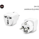 Amerikan Ingiliz Priz Çevirici Başlık