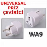 AMERİKAN İNGİLİZ TÜRK FİŞ PRİZ DÖNÜŞTÜRÜCÜ TOPRAKLI 220 VOLT FİŞ