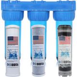 Amerikan Malı Daire Ve Bina Girişi 3 Aşamalı Su Yumuşatma Cihazı (Spun - Blok - Silifoz)
