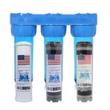 Amerikan Malı Daire Ve Bina Girişi 3 Aşamalı Su Yumuşatma Cihazı (Spun - Gac Plus - Silifoz)
