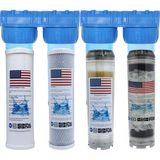 Amerikan Malı Daire Ve Bina Girişi 4 Aşamalı Su Yumuşatma Cihazı (Kapaklı Spun-Blok-Reçine-Silifoz)