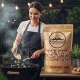 Amerikan Meşe Ağacı & Kekik Özü Grill Mangal Bbq Barbekü İçin Aroma Tütsüleme Talaşı
