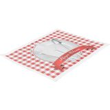 Amerikan Servis Kağıdı Afiyet Olsun Baskılı Beyaz Masa Örtüsü - 29 X 41 Cm. - 500 Adetlik Paket