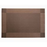 Amerikan Servis Pvc 30X45 Cm - Kahverengi Çerçeve Desenli