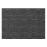 Amerikan Servis Pvc 30X45 Cm - Koyu Gri Yatay Blok Desenli