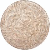 Amerikan Servisi, Yuvarlak, Çap 36 Cm, Beyaz - 36 x 36 cm