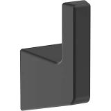 Amerock BH36000MB | Mat Siyah Tekli Bornoz Kancası | 3-9/16 inç (90 mm) Uzunluk Havluluk | Blackrock | Banyo için Havlu Kancası | Banyo Donanımı | Banyo Aksesuarları