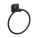 Amerock BH36092ORB | Yağ Ovuşturdu Bronz Havlu Halkası | 7-9/16 inç (192 mm) Uzunluk Havluluk | Boy | Banyo Duvarı için El Havluluk | Küçük Mutfak Havluluk | Banyo Aksesuarları