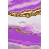 "Amethyst Slate": An Elegant Planner for Calm Focus and Golden Intentions