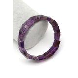 Ametist Doğal Taş Bileklik 11 X 11 Mm Özel Kesim - Blk-2387