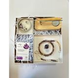 Ametist ile Mystic Glow Set 5- Ametist Sun Catcher, Ametist Mum, Palo Santo ve Palo Santo Tütsülük - Mor - 1 Adet