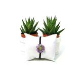 Ametist Yeşim Taşı Papaya Motifli Örme Bileklik 8 Mm
